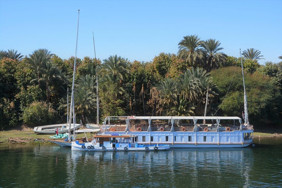 Ferry boat on the Nile