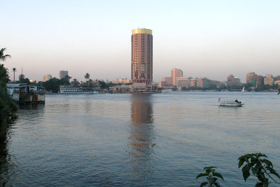 Cairo Nile River Gezira Island