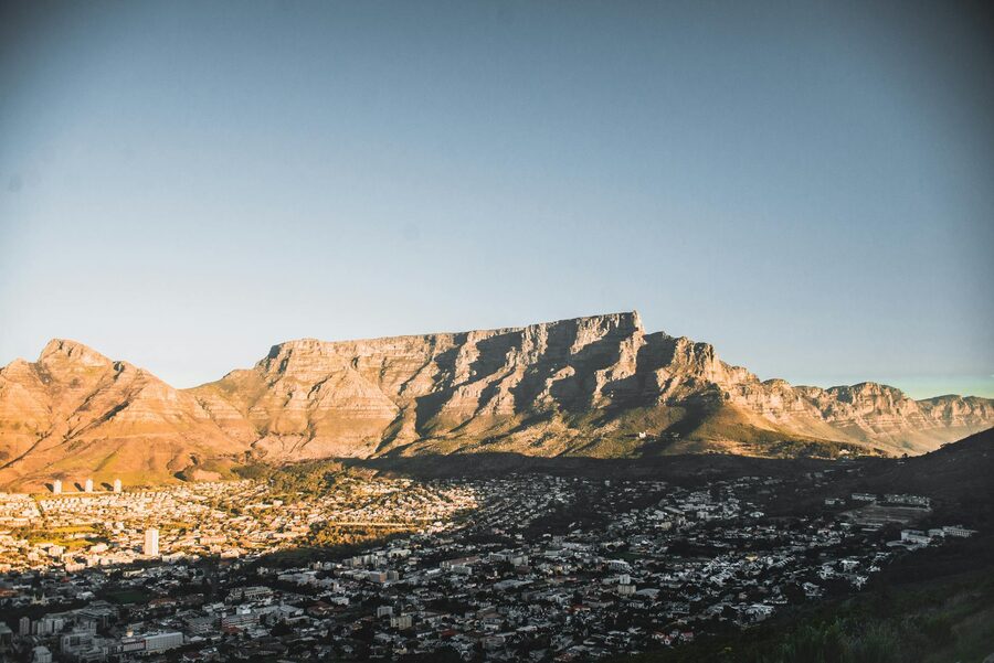 Cape Town cityscape with Table Mountain