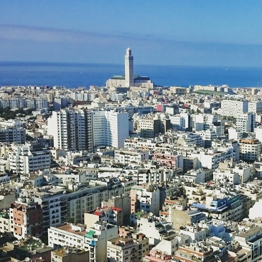 Casablanca city panorama