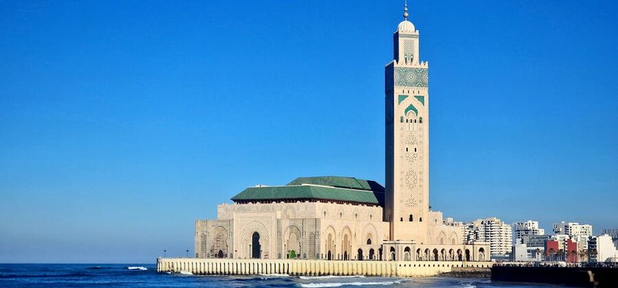 Majestic Hassan II Mosque photography