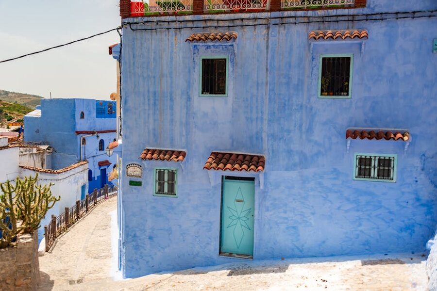 Chefchaouen vibrant blue architecture