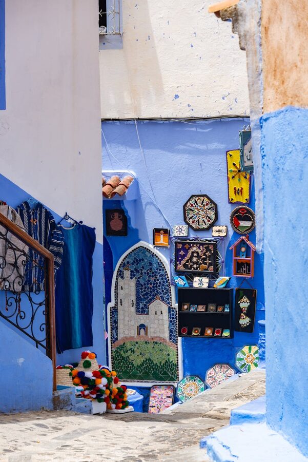 Blue alley in Chefchaouen