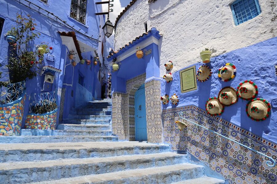 Chefchaouen captivating blue streets pottery