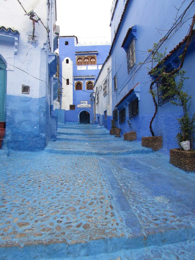 Chefchaouen Rif Mountains blue city