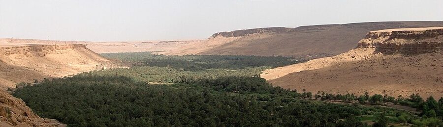 Draa Valley in the south of Morocco