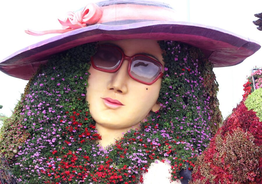 Flower landscape at Dubai Miracle Garden