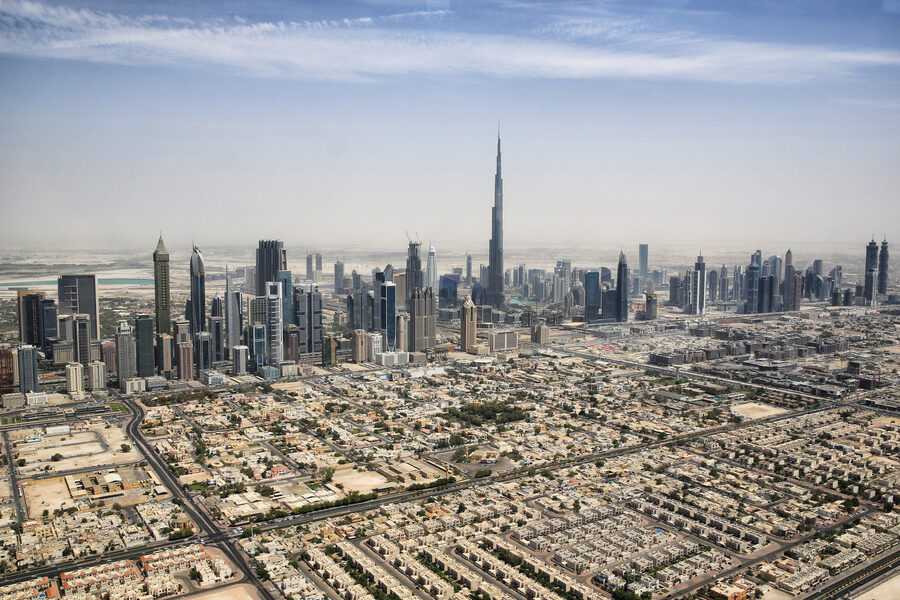 Dubai Skyline with Burj Khalifa