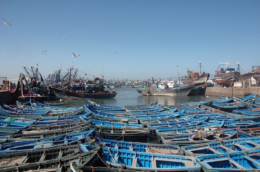 Essaouira fishing boats 2008
