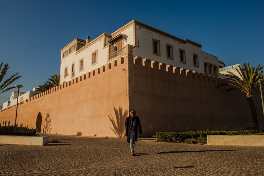 Historic streets Essaouira Morocco