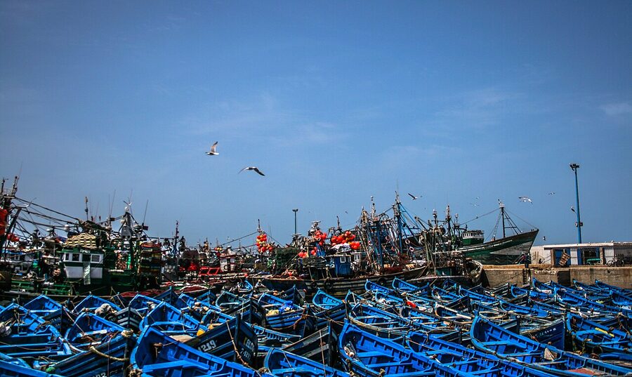 Port of Essaouira Morocco view 1