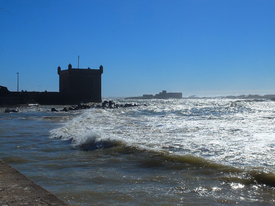 Essaouira port Morocco view