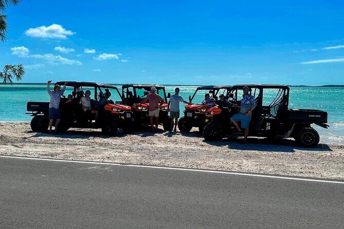 Exuma,Bahamas: 6 Seater Buggy/Jeep Rental with Bluetooth speakers - Exploring Key Stops and Scenic Highlights