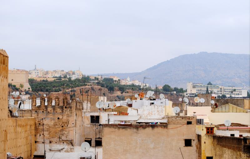 Fes el Bali old medina view 1