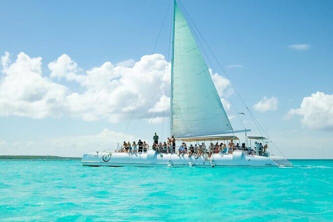 From Santo Domingo Saona Island Food And Drink Catamaran Vip - Transportation and Group Size