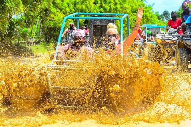 Full-day Buggy & Party Boat tour: snorkel, open bar, cave pool - FAQ