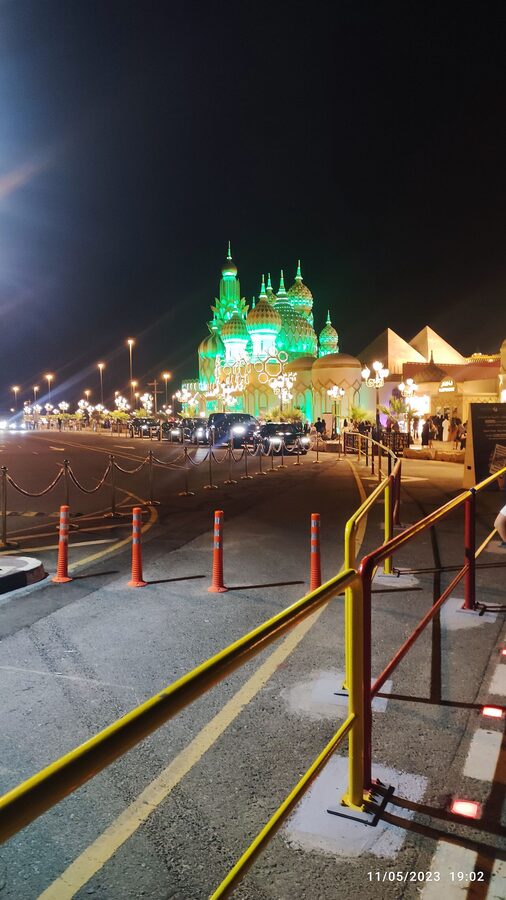 Global Village Dubai colourful decoration