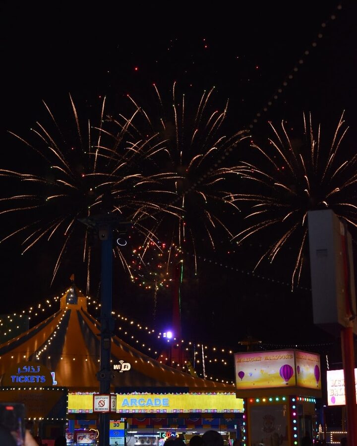 Friday crowd at Global Village Dubai