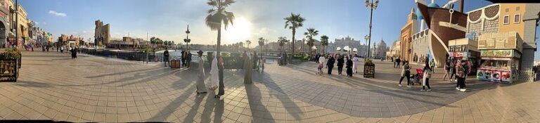 Global Village Dubai panorama February