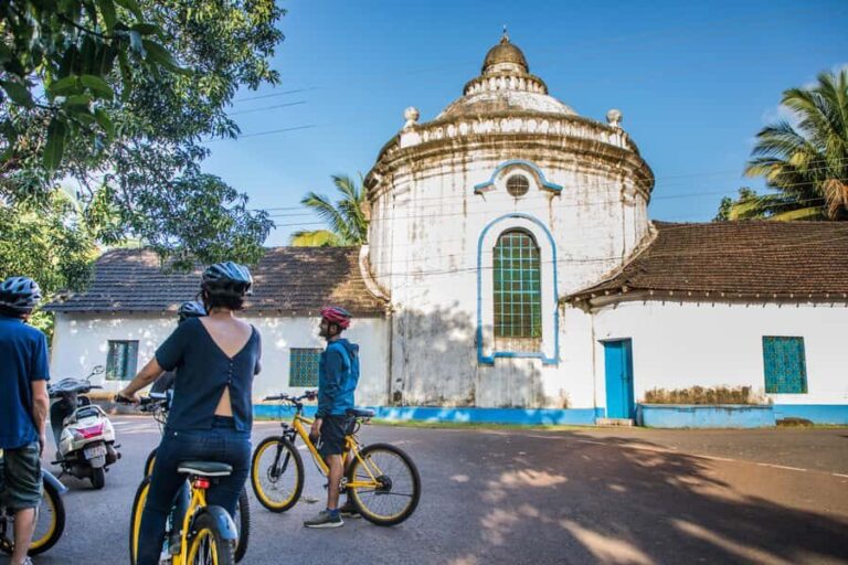 Goa: Old Goa and Divar Island E-Bike Tour with Snacks - Exploring Old Goa: Architectural Wonder and Colonial Heritage