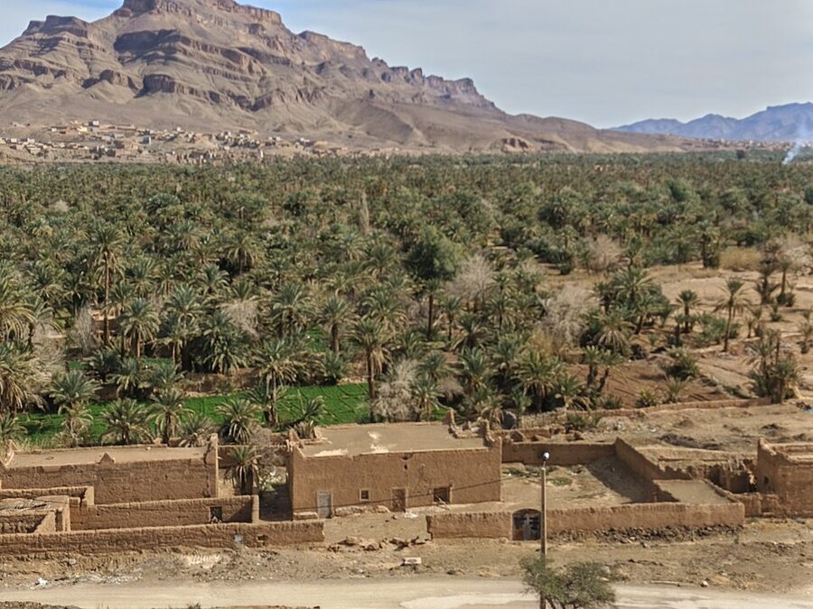 Jebel Kissane and Agdz palmerie Draa Valley