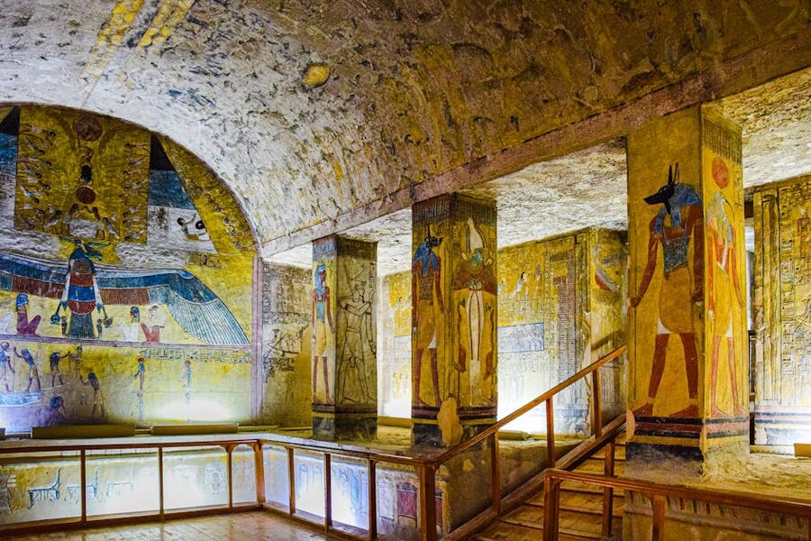 Valley of the Kings tomb paintings