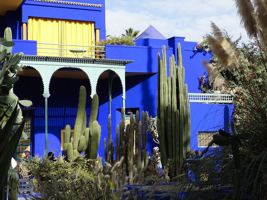 Majorelle Garden architecture
