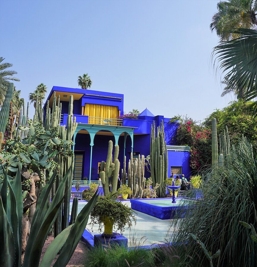 Majorelle Garden blue villa