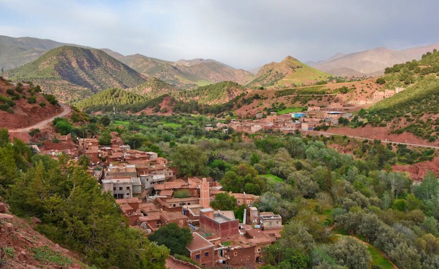 Ait Barka village Morocco mountain valleys