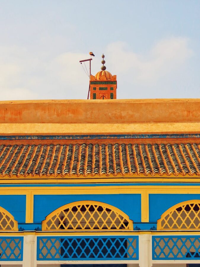 Moroccan palace architectural details