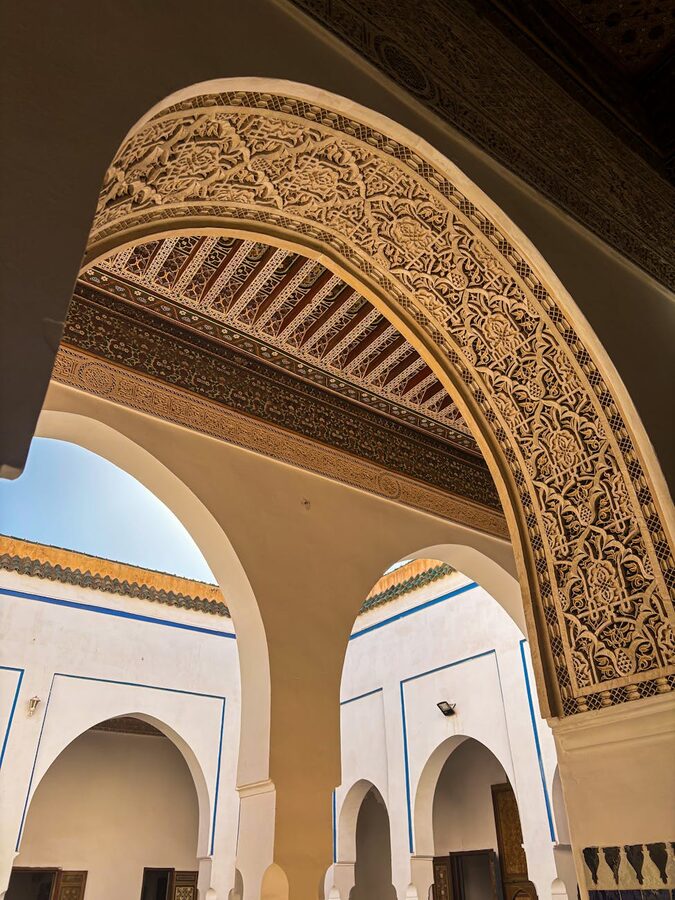 Bahia Palace interior architectural details