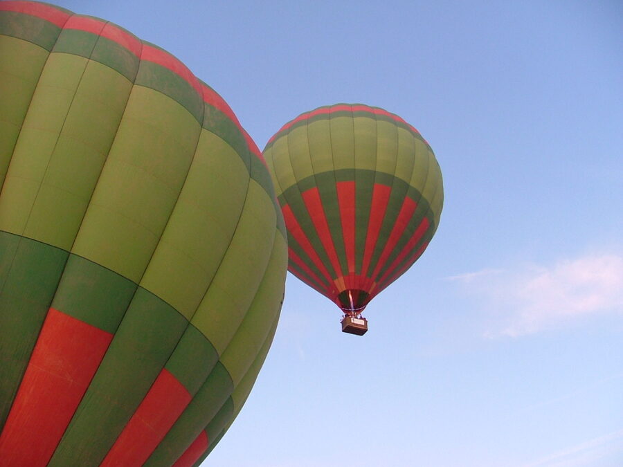 Hot air balloon morning flight Marrakech