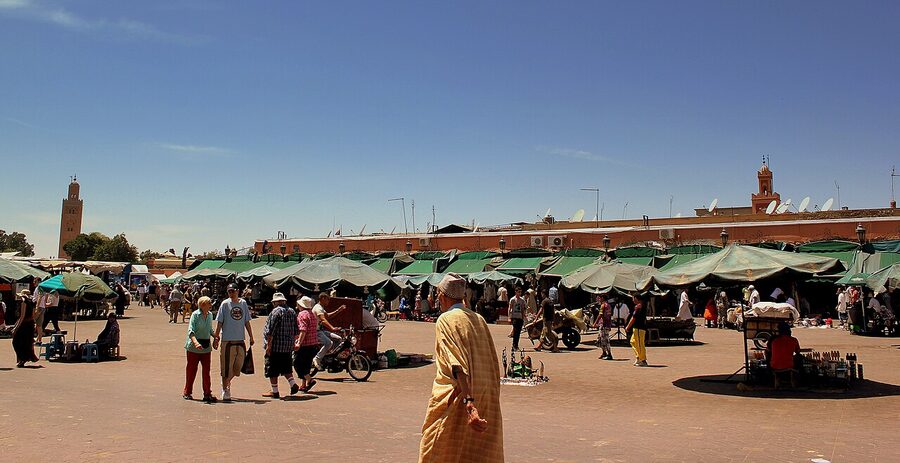Visit old medina souks Marrakech