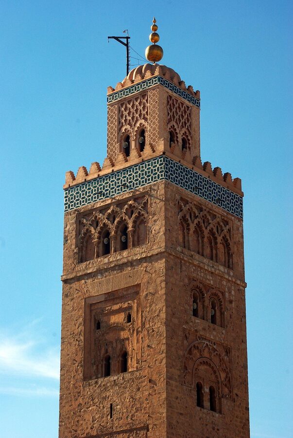 Koutoubia minaret Marrakech Almohad art