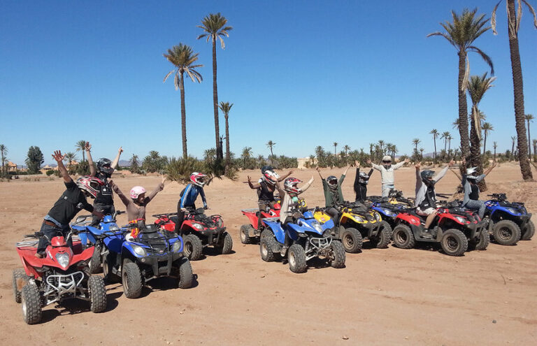 Quad biking in Marrakech Palmeraie