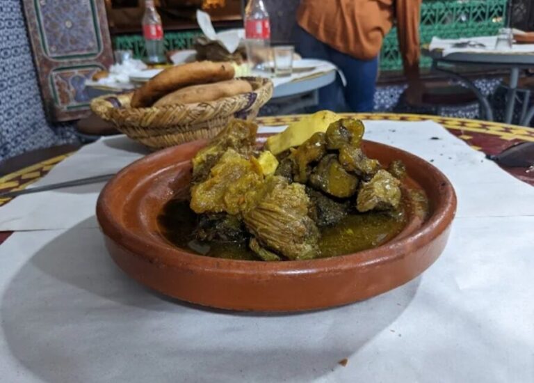 Classic Moroccan tagine