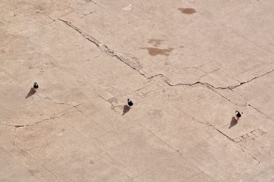 Marrakech urban square textures
