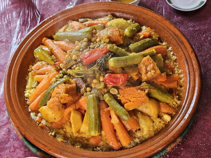 Moroccan vegetable tagine carrots zucchini