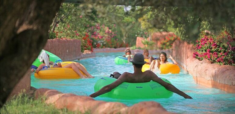Rio Tranquille lazy river at Oasiria Marrakech