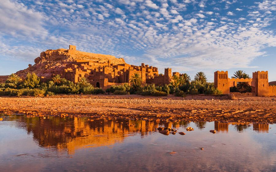 Kasbah Ait Ben Haddou from side