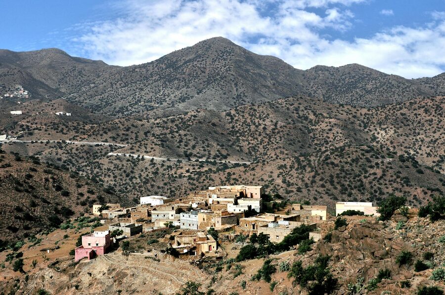 Village in Atlas Mountains