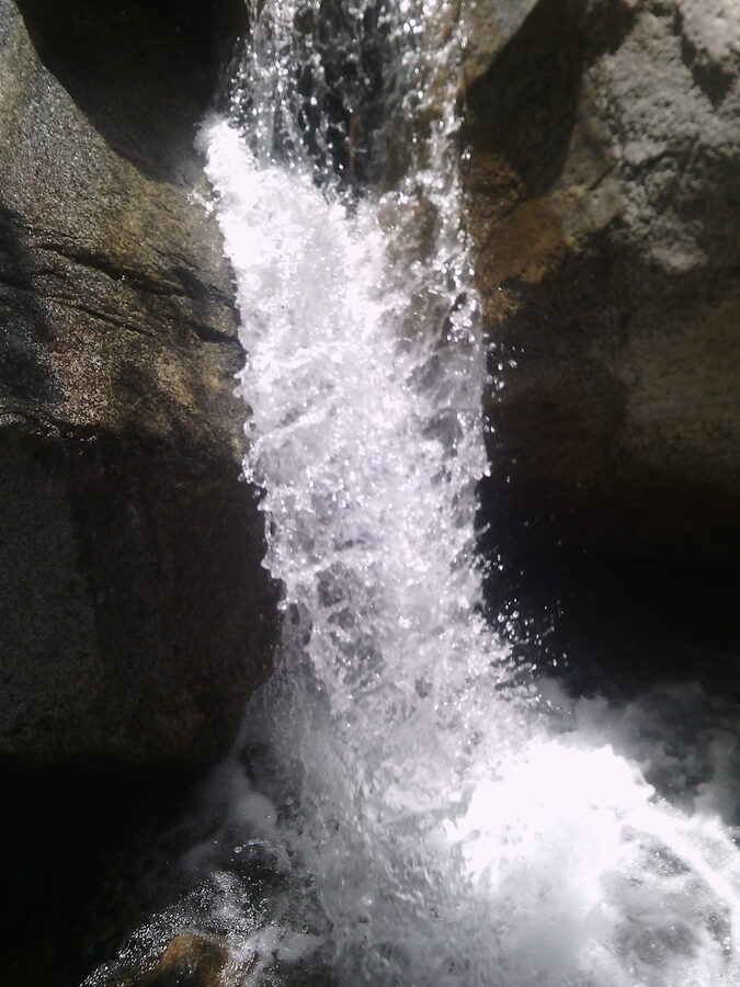 Ourika waterfall cascade