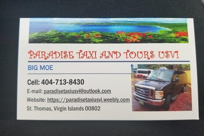 Paradise Taxi & Tours USVI- St. Thomas - Airport Transfer to Red Hook Ferry - Who Is This Transfer Best For?