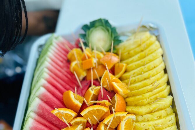 Party Boat Punta Cana Public or Private and Open Bar - The Food and Drinks: A Floating Fiesta