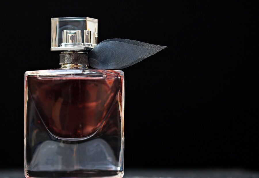 Arabic perfume bottles in ornate traditional designs