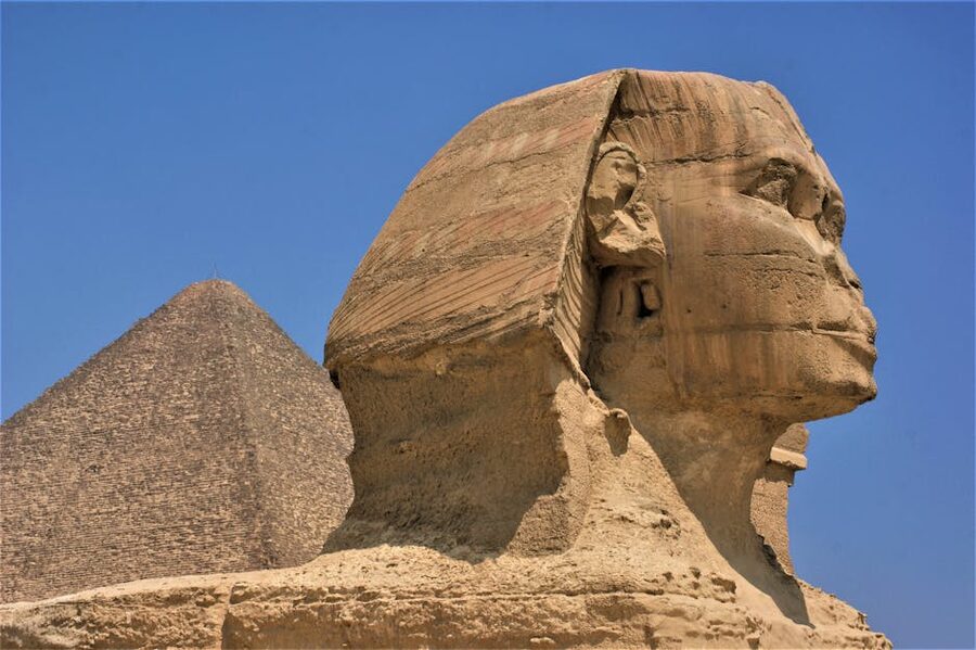 Sphinx Pyramid ancient Egypt symbol