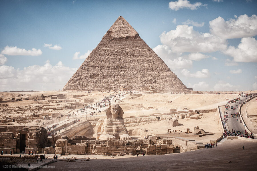 Pyramid of Khafre and Sphinx Giza