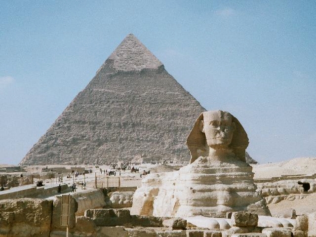 Sphinx Giza Egypt close view