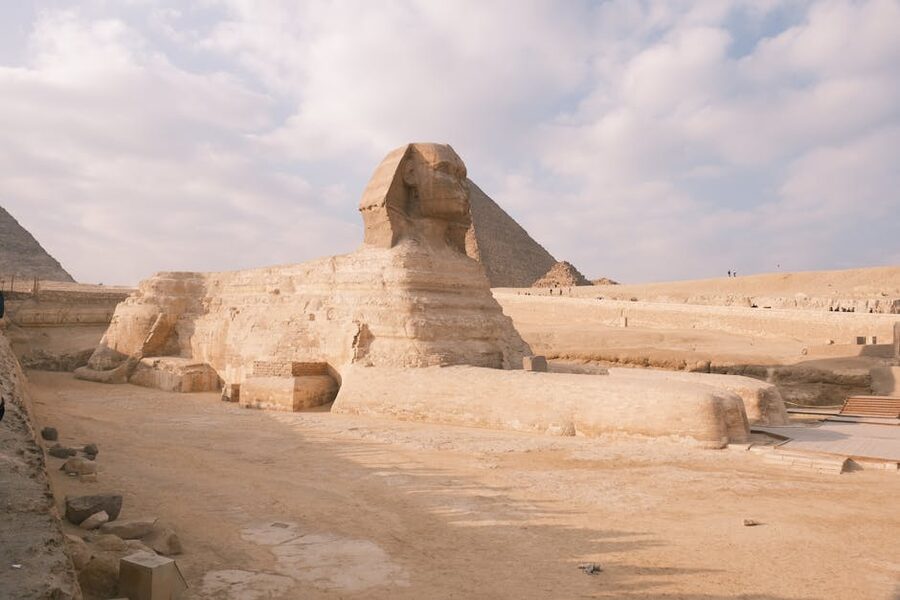 Great Sphinx cloudy day