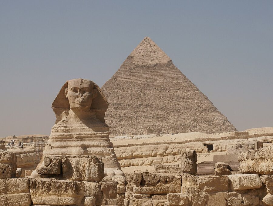 The Sphinx and Pyramid of Khafre